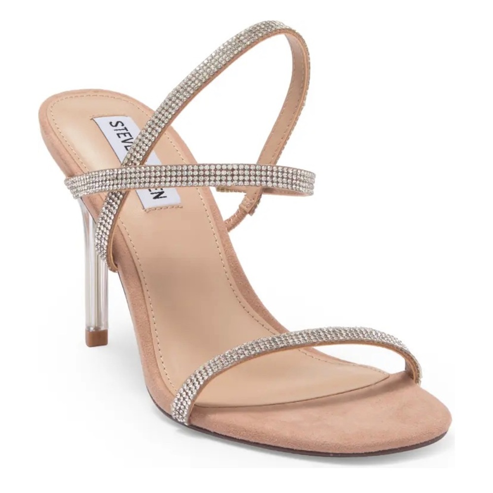 Steve Madden Snappy Rhinestone Strap Sandal